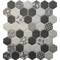 MA106-HX  2 x 2 Hexagon High density recycle glass 
