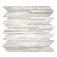 MA203-ST 3/8 Wooden white Strips without space polished