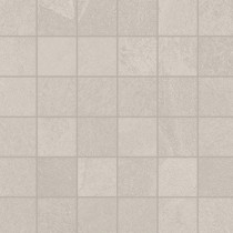 2 x 2 Brazilian Slate Oxford white Rectified Porcelain mosaic