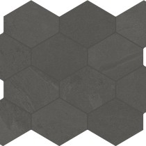 4 x 4 Brazilian Slate Pencil Grey Rectified Porcelain hexagon