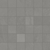 2 x 2 Brazilian Slate Silk Grey Rectified Porcelain mosaic