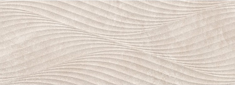 12 X 36 Nature Sand Wave Deco Rectified Wall Tile
