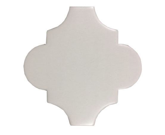 4 x 4 Provenzal Blanco  Plain Porcelain